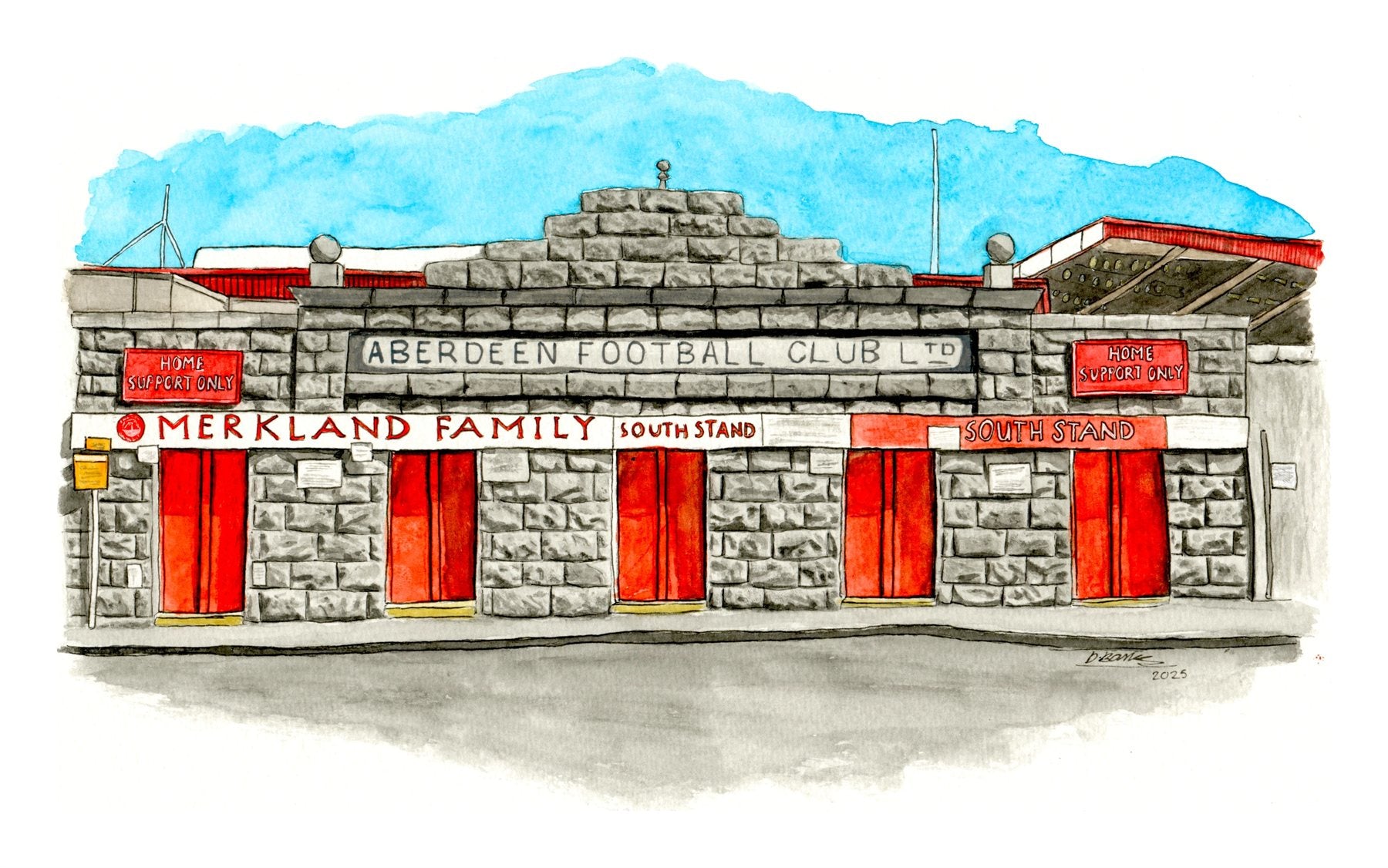 Merkland Stand, Pittodrie